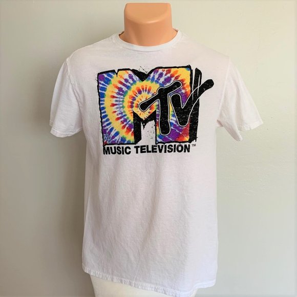 MTV Other - MTV Music Television Tie Dye Logo Graphic Tee